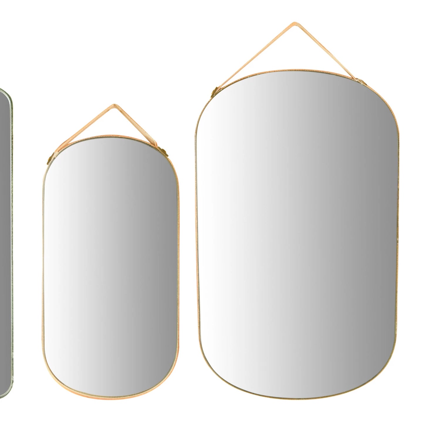 Velvet Edged Wall Mirrors - 6 sizes