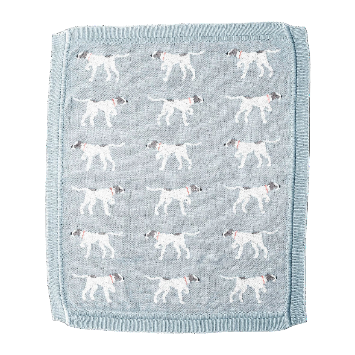 Cotton Knit Baby Blanket - Pointer