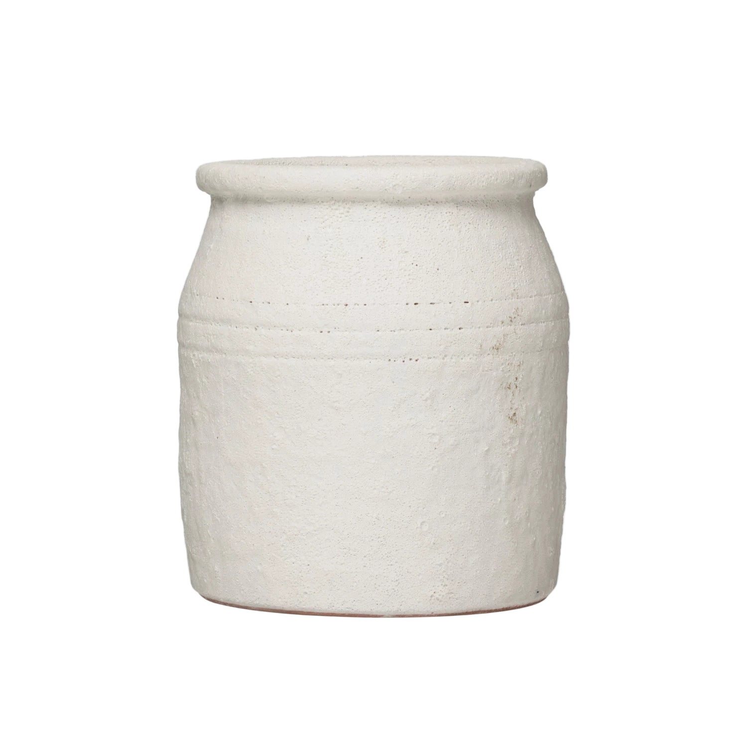 Distressed Coarse Terracotta Crock