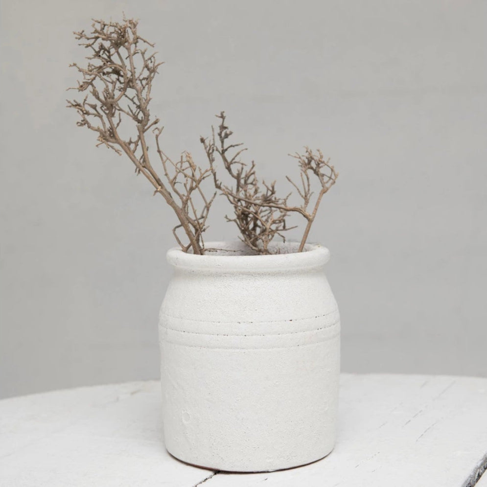 Distressed Coarse Terracotta Crock