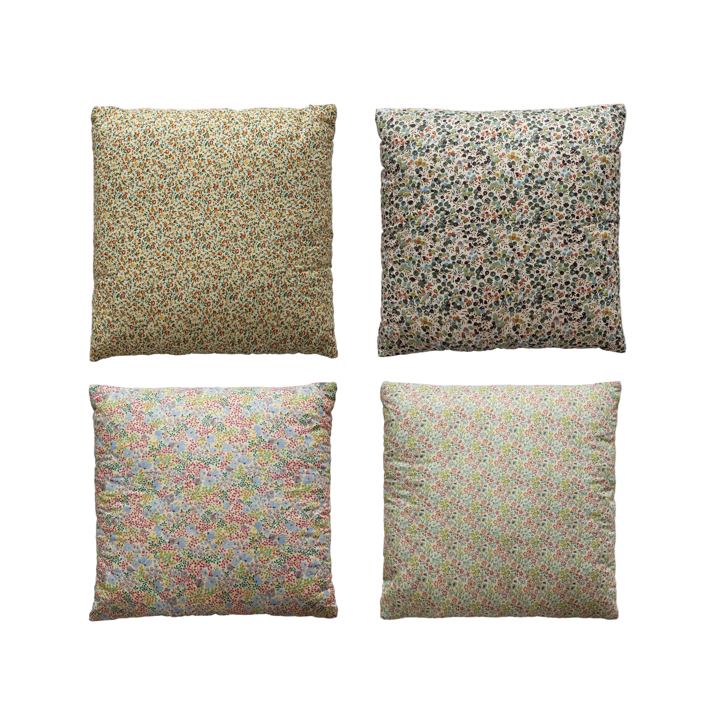 Ditsy Floral Pattern Printed Pillow -- 4 styles