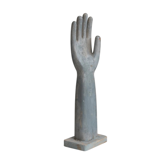 Wood Hand Mould on Stand