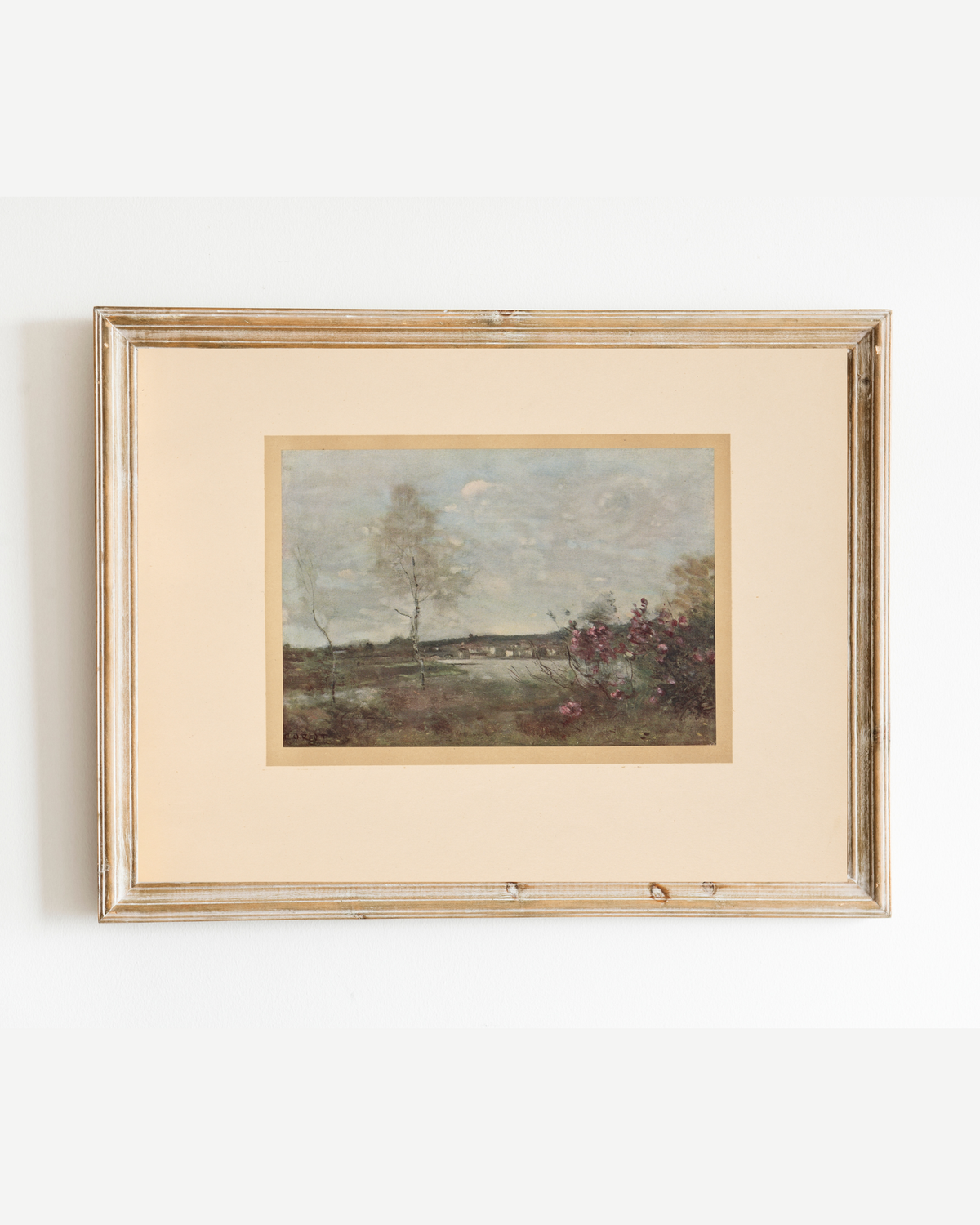 French Landscape I Antique Art Print