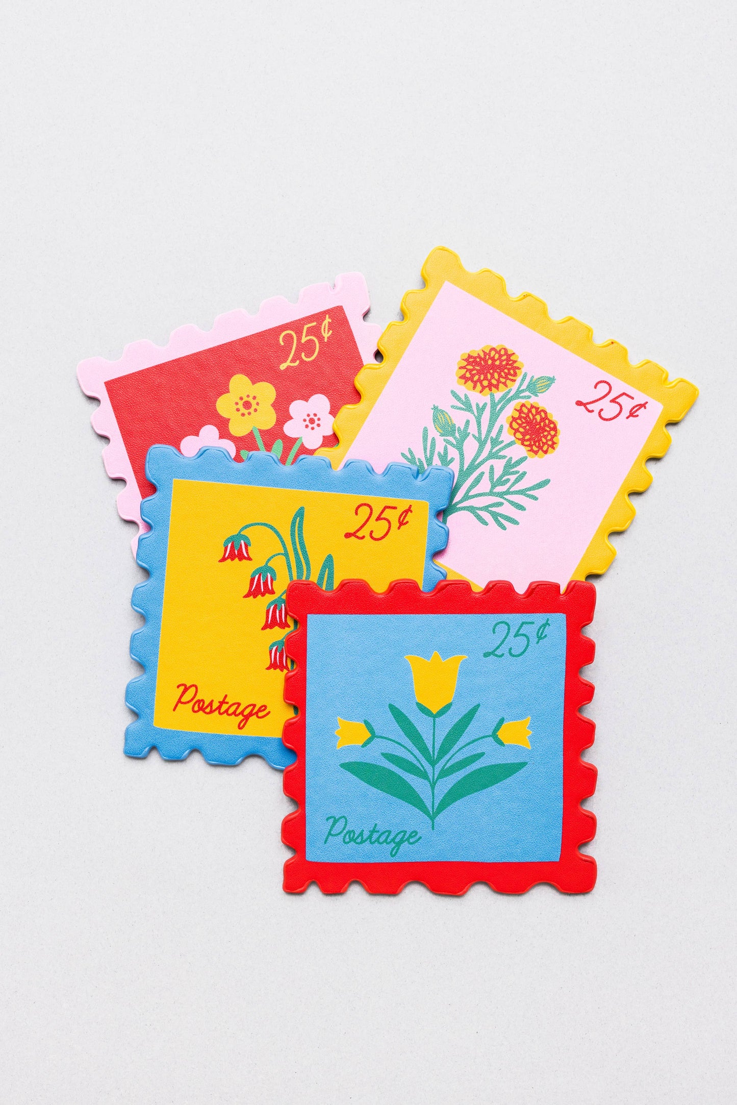 Coaster Set, Stamps