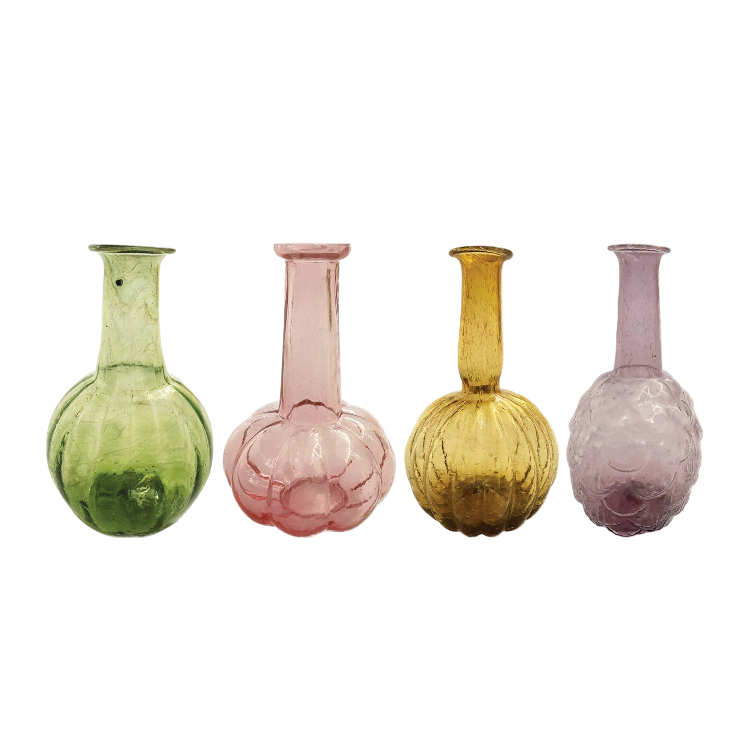 Hand-Blown Recycled Glass Vases - 4 styles