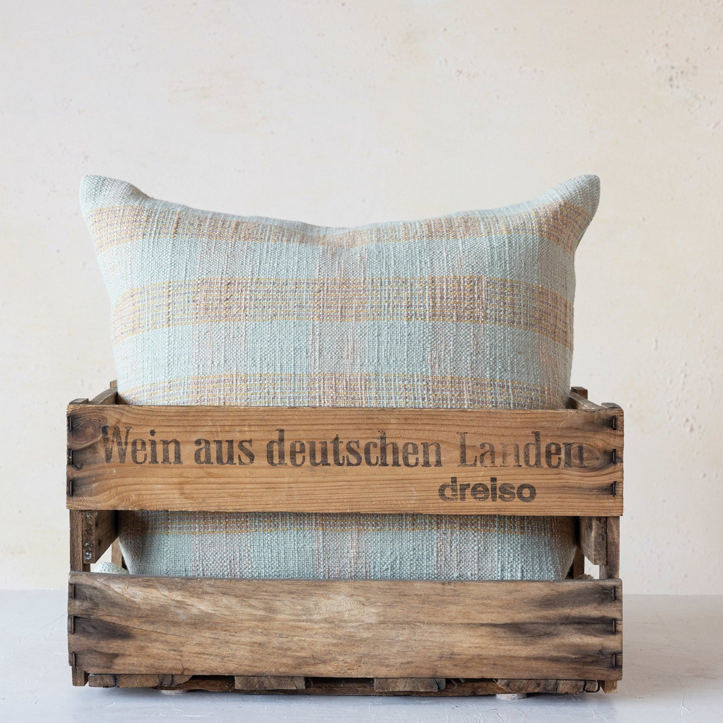 Hand-Woven Cotton Pillow