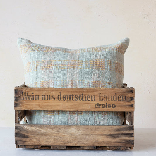 Hand-Woven Cotton Pillow