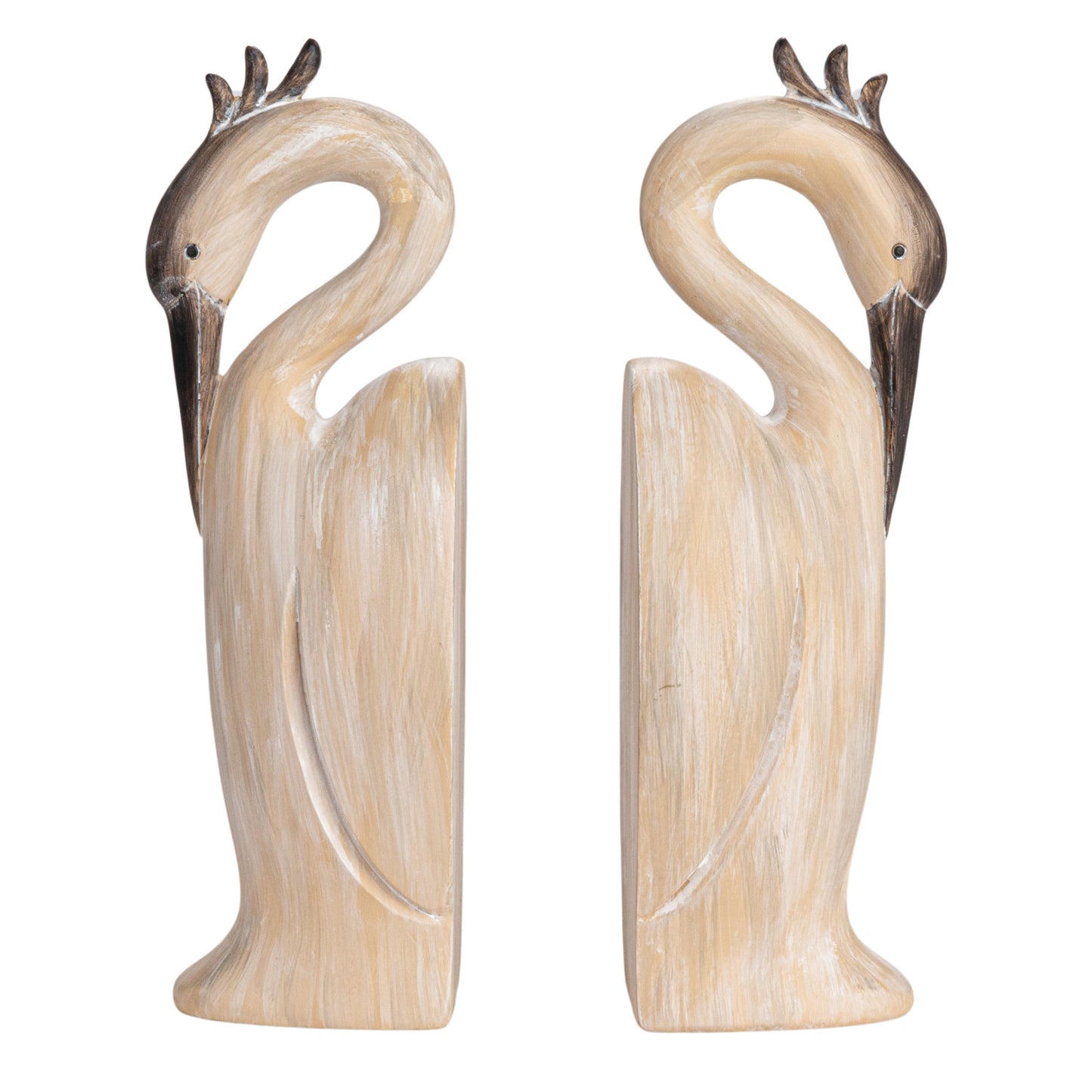Heron Shaped Bookends