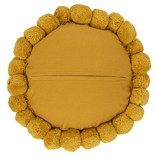Round Tufted Sun Pillow