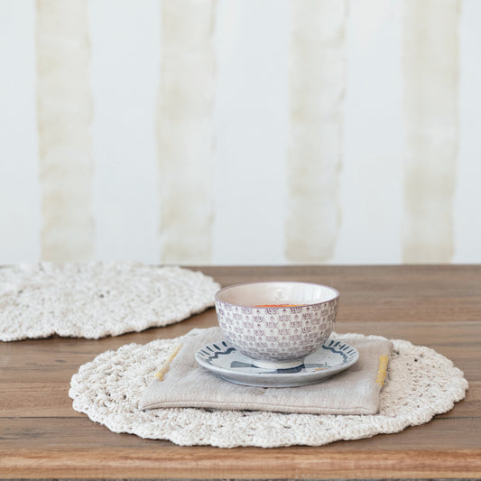 Cotton Crocheted Placemat