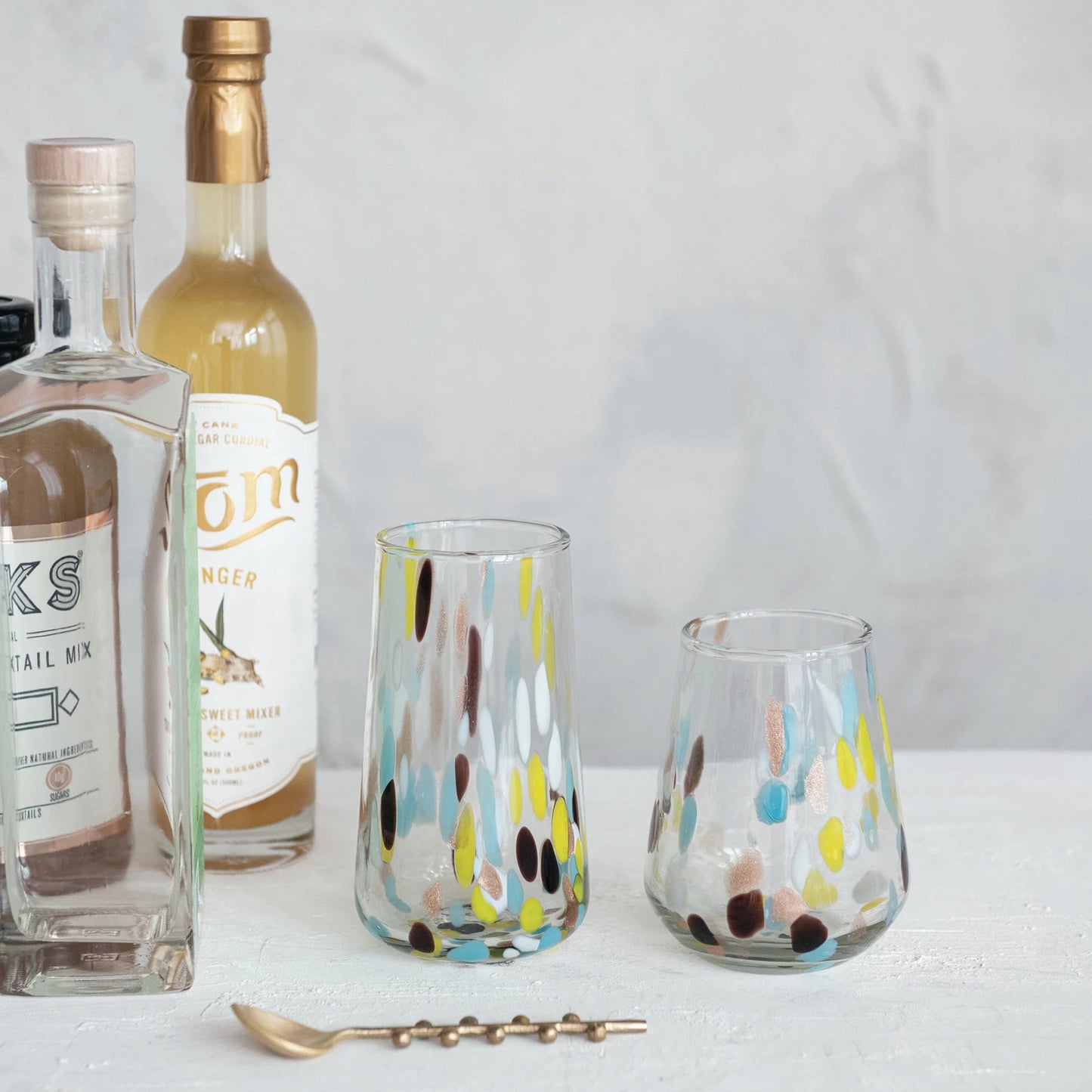 Confetti Drinking Glasses