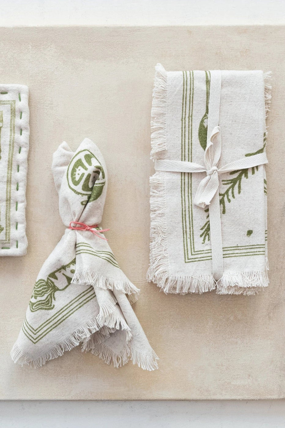 Vegetable Printed Napkins