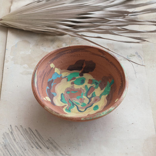 Impressionism Terracotta Bowl