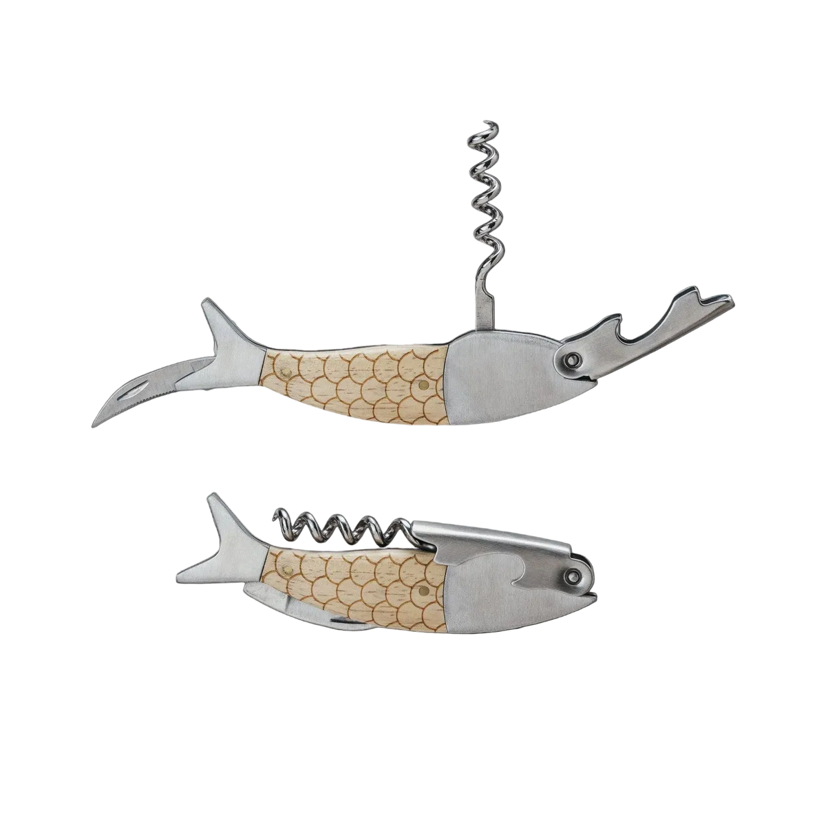Fish Bottle Opener & Corkscrew