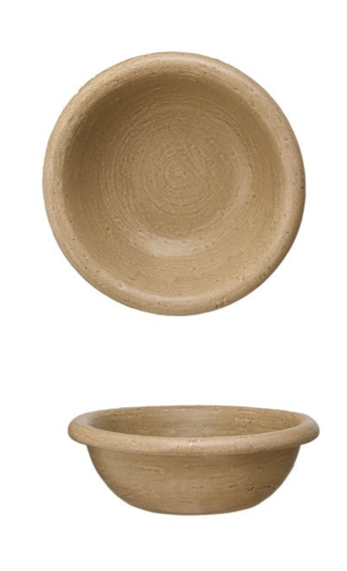 Stoneware Vintage Reproduction Low Bowl