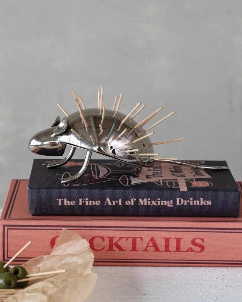 Vintage Reproduction Mouse Toothpick Holder