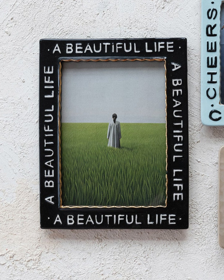 Embossed Stoneware Frame