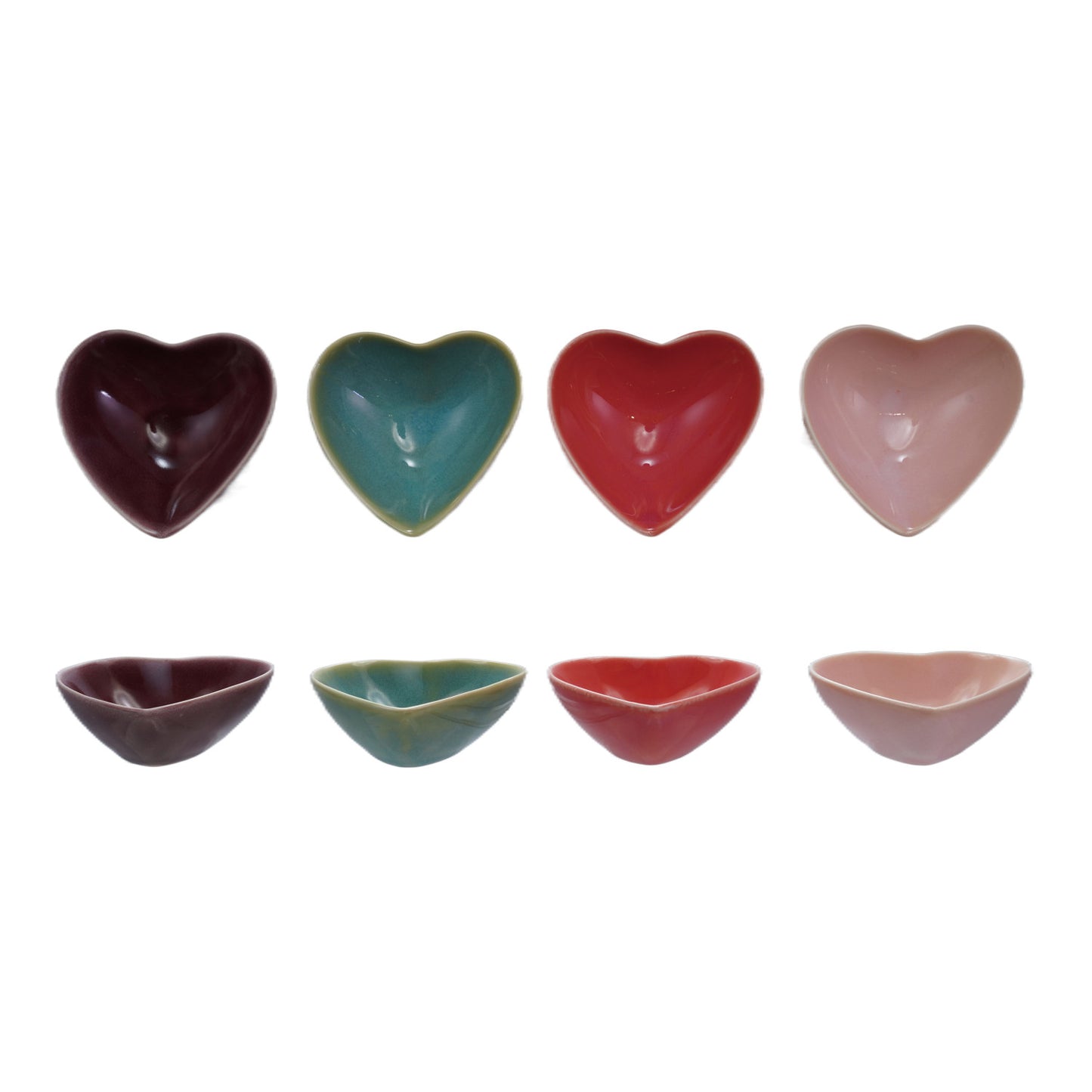 Stoneware Heart Dish - 4 Colors