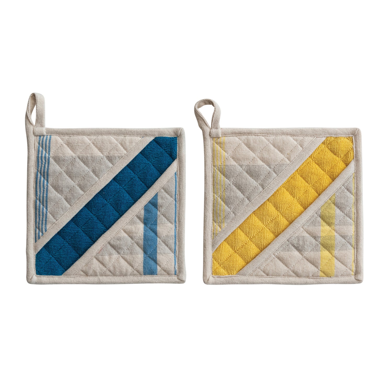 Quilted Pot Holder - 2 Colors