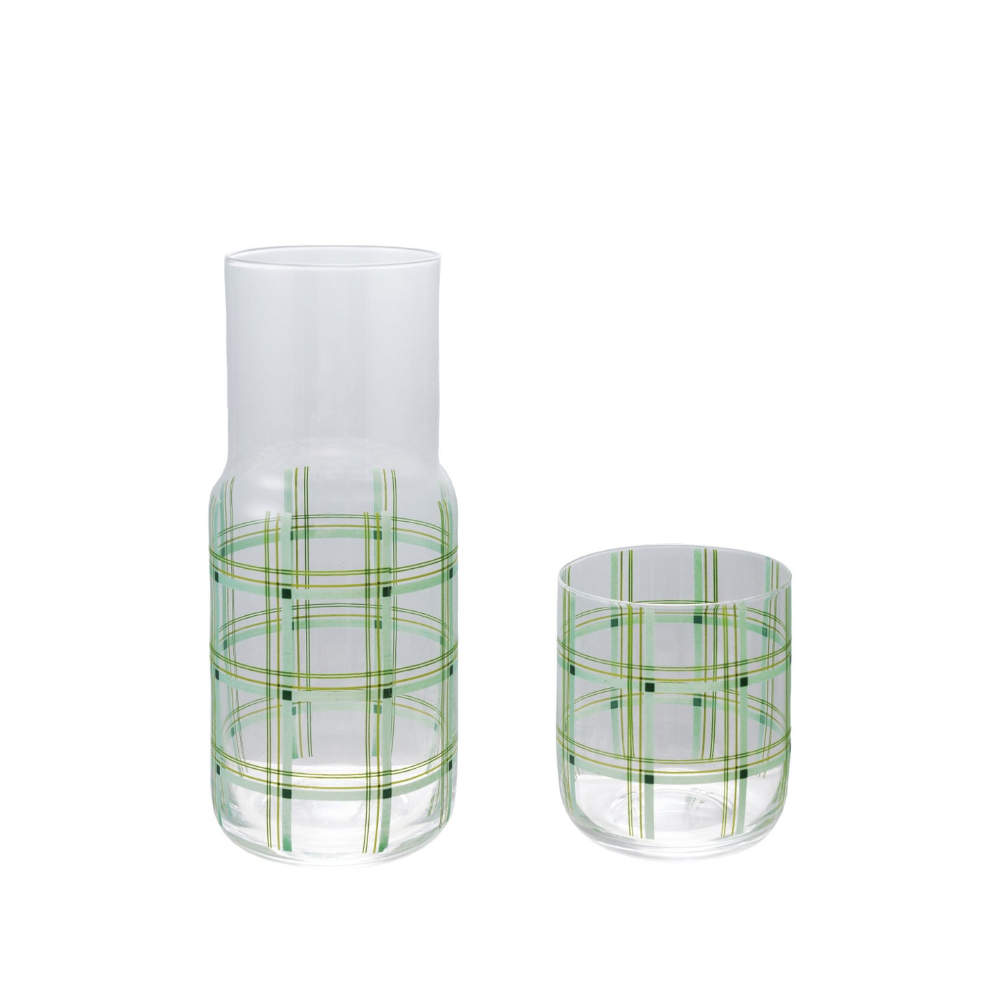 Glass Carafe with Drinking Glass