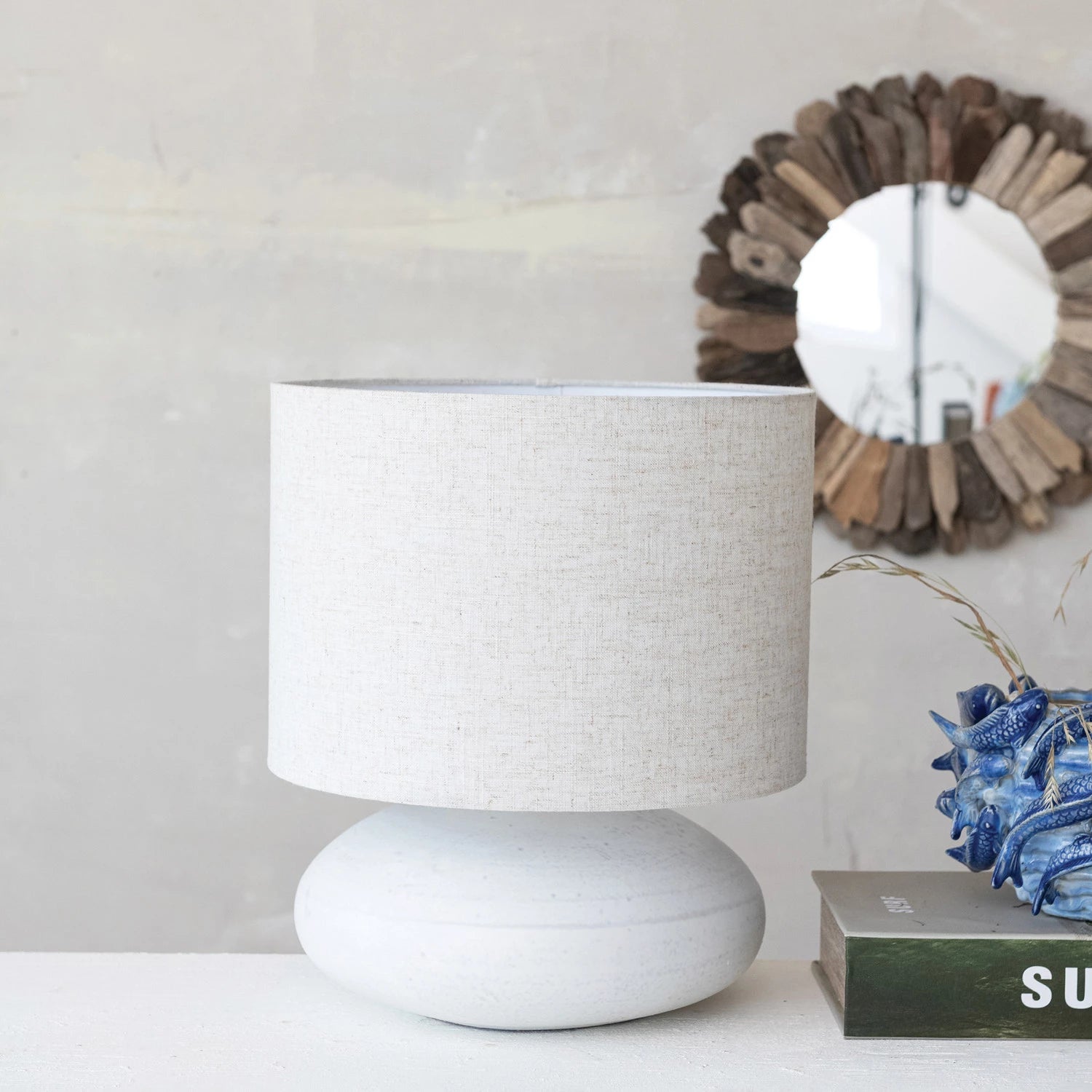 Table Lamp with Linen Shade