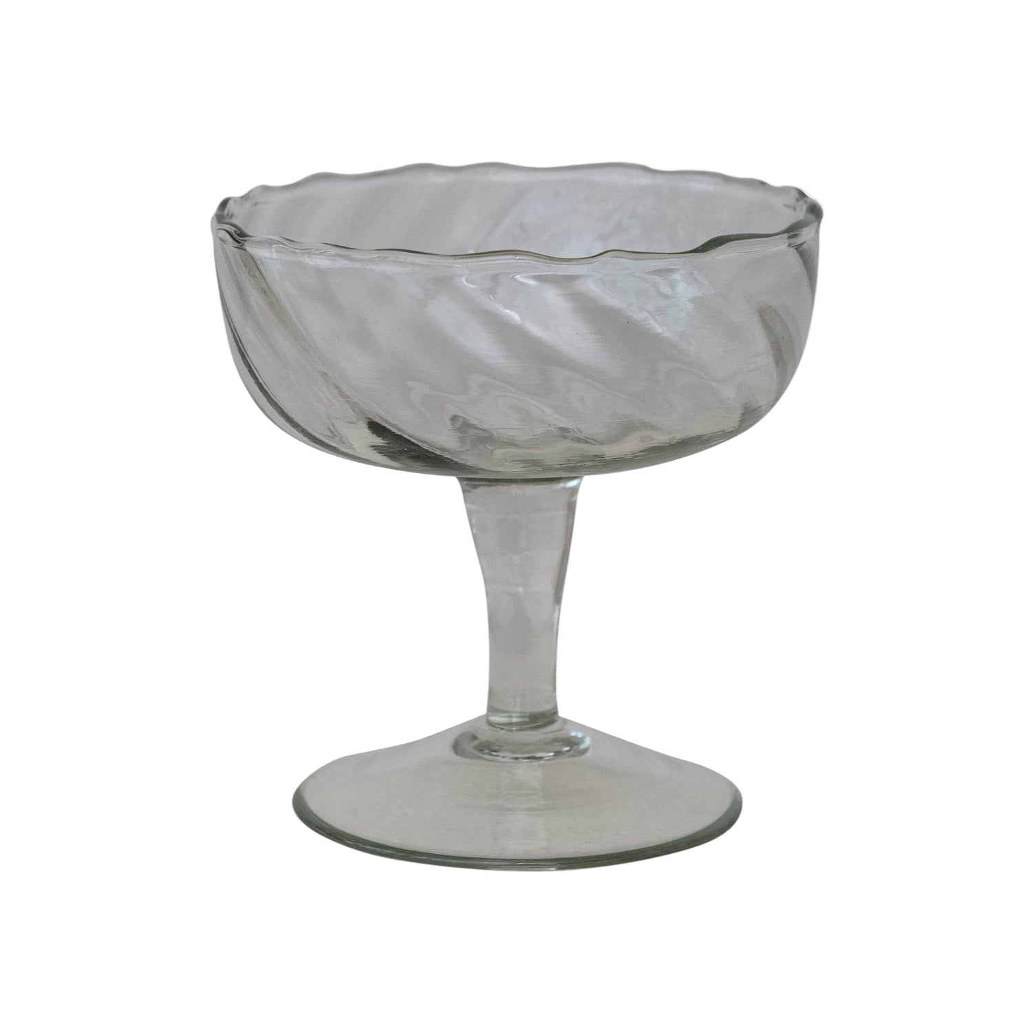 Twisted Coupe Glass
