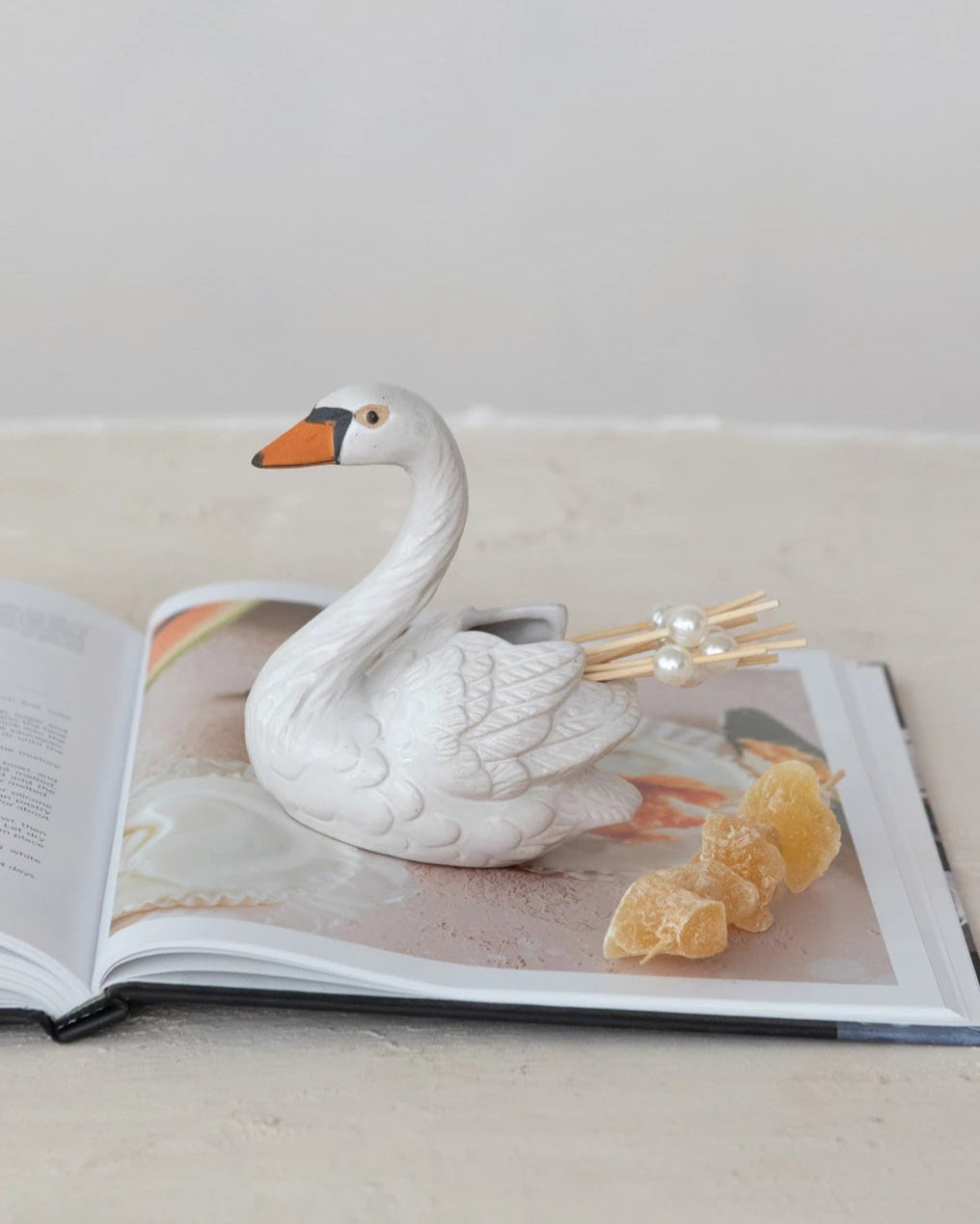 Swan Toothpick Holder