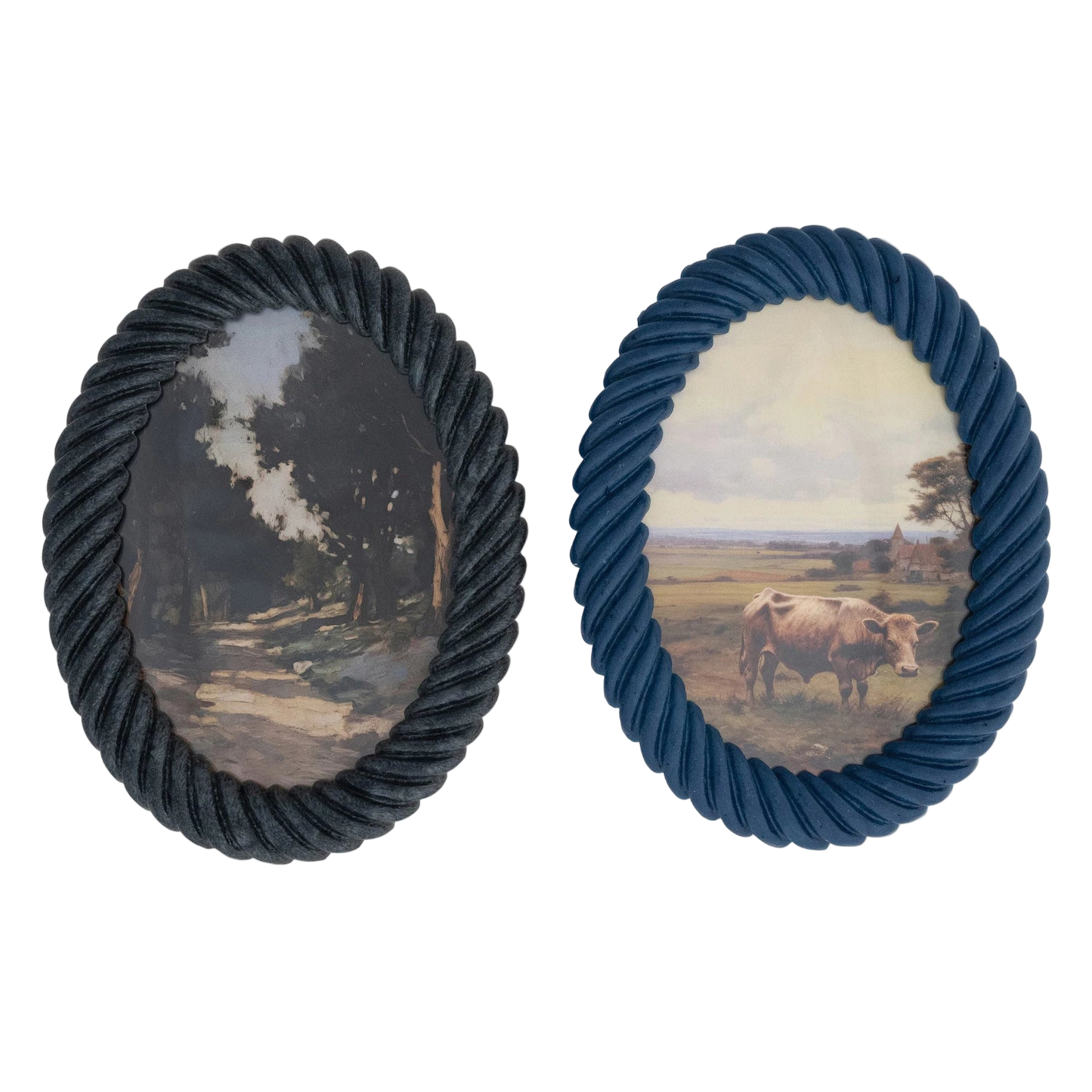 Twisted Oval Frame