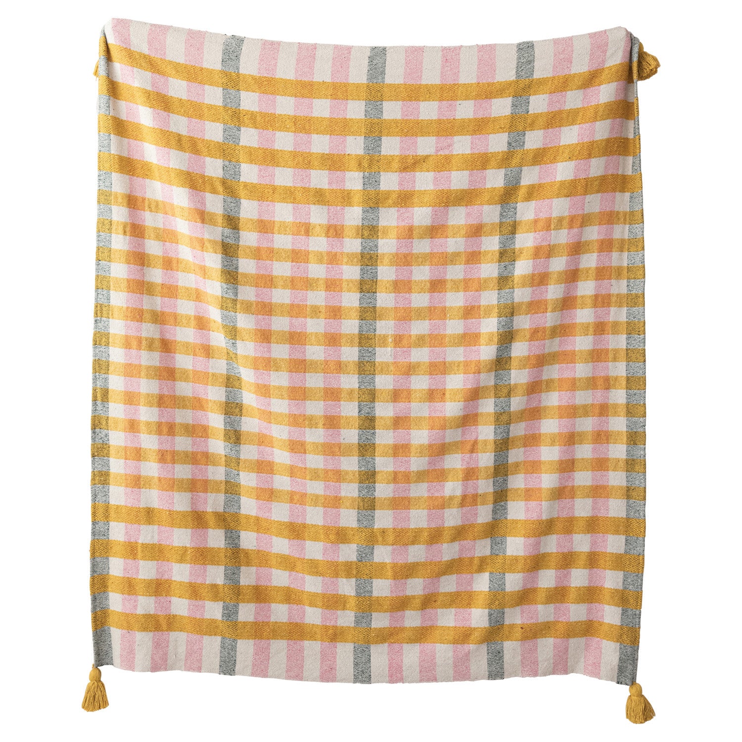 Plaid Jacquard Throw