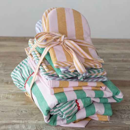 Striped Oven Mitt