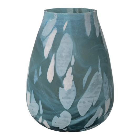 Oversized Art Glass Hurricane Vase