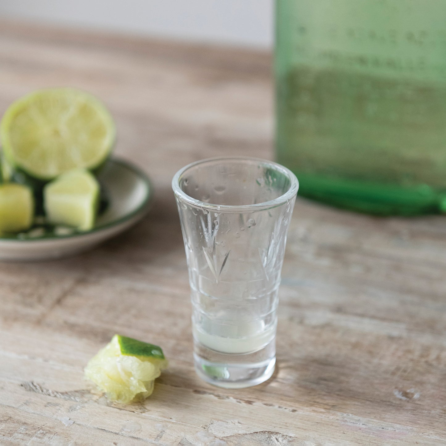 Etched Shot Glass