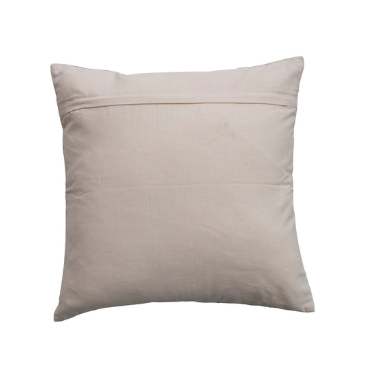 Embroidered Heart Pillow