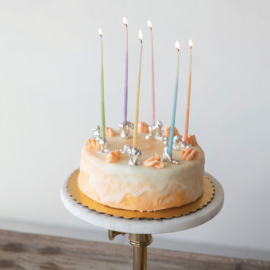 Circus Animal Birthday Cake Candle Holders - Set of 6