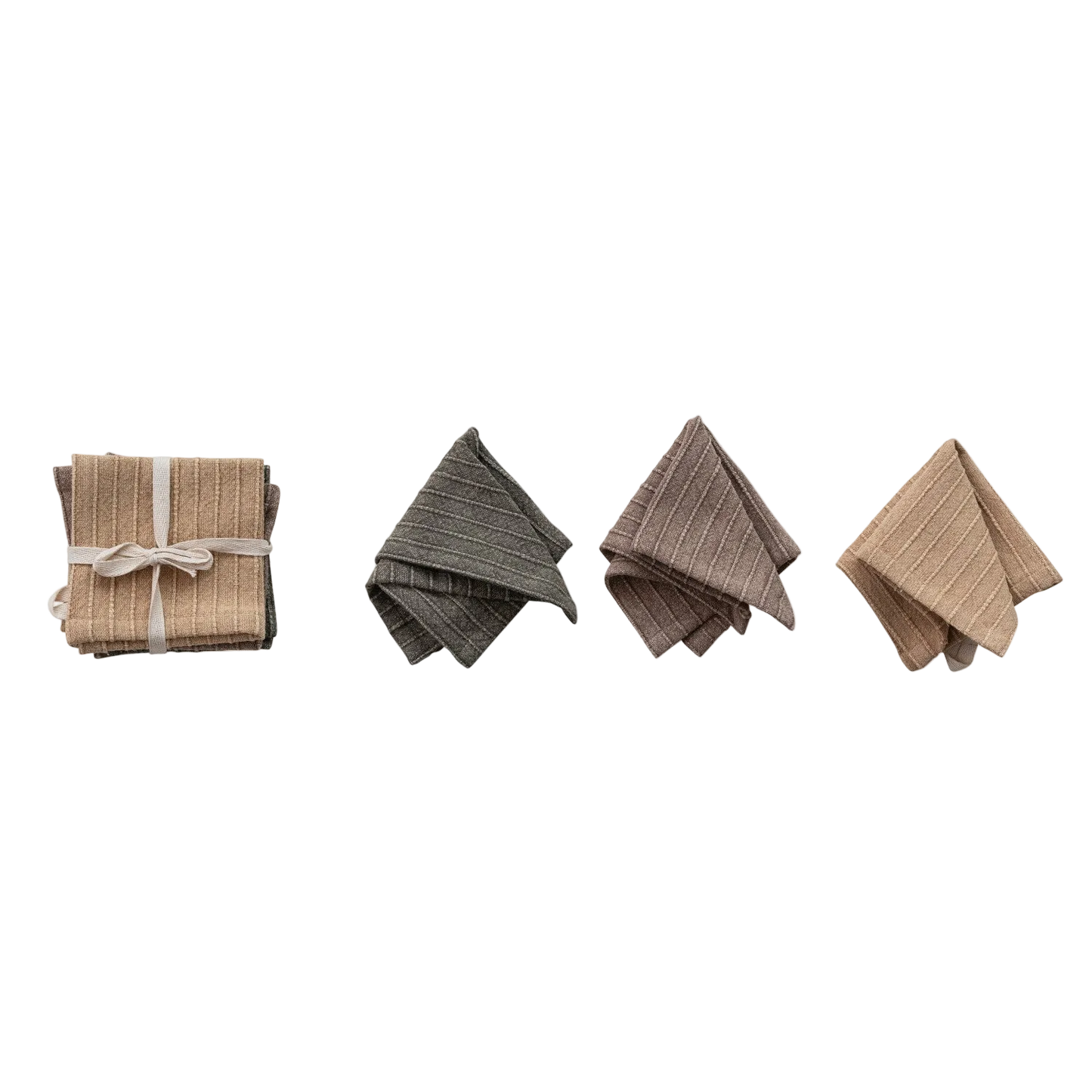 Stonewashed Cotton Dish Cloths - Set of 3
