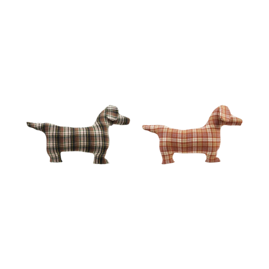 Plaid Dog Pillows - 2 Colors