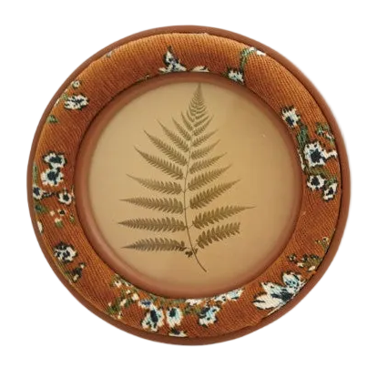 Photo Frame with Floral Fabric