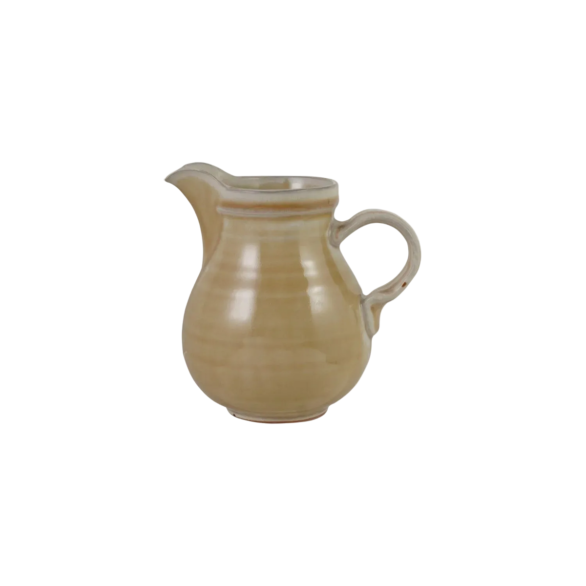 Tan Stoneware Creamer