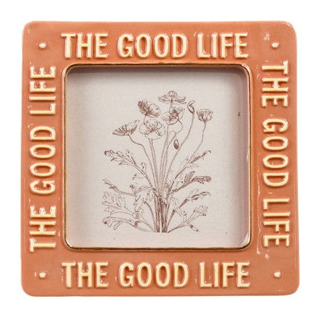 Hand-Painted Ceramic Photo Frame - 4 Styles