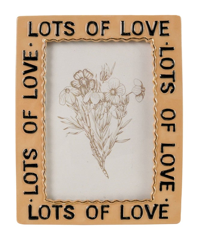 Hand-Painted Ceramic Photo Frame - 2 Styles