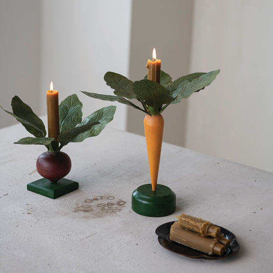 Beet Candle Holder