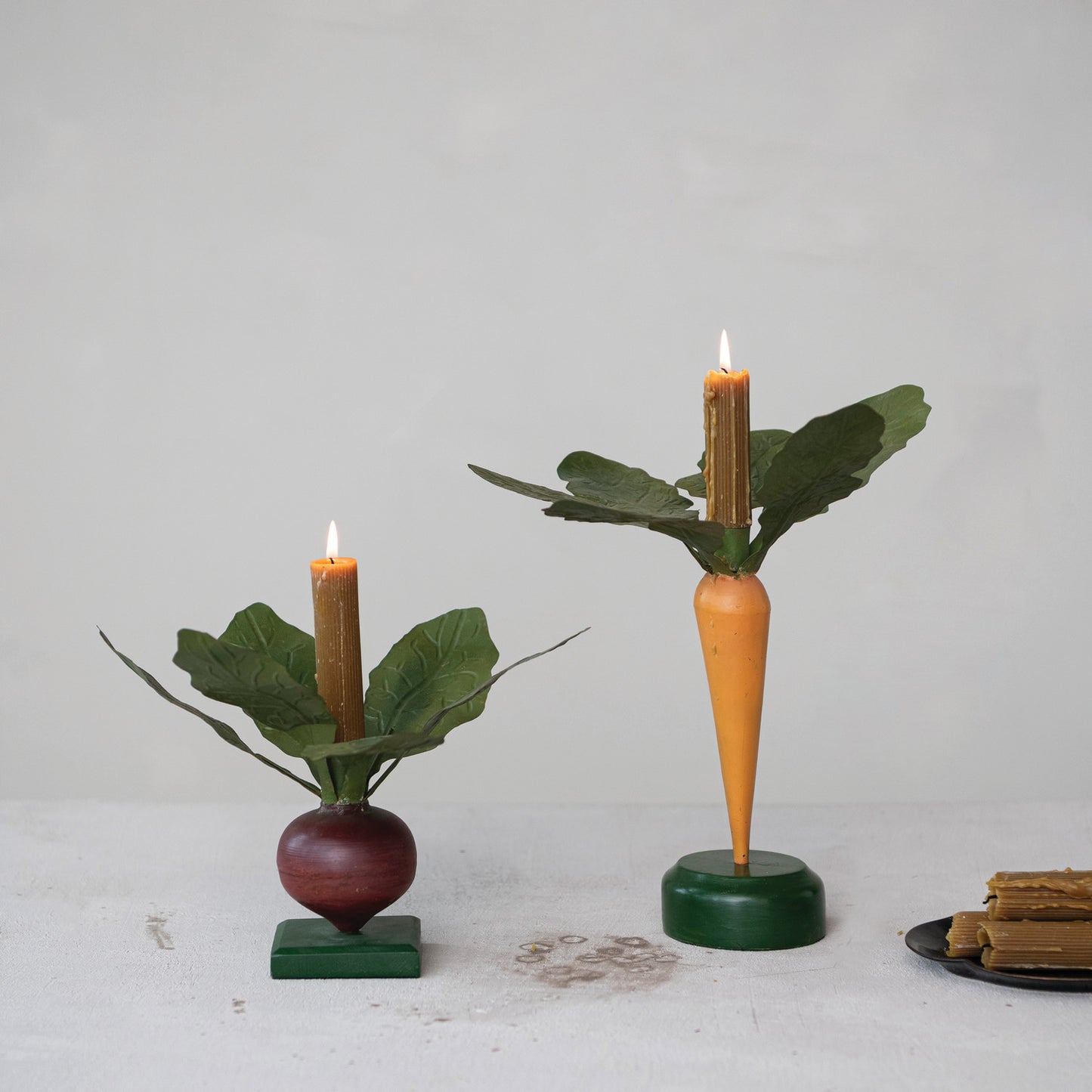 Carrot Candle Holder