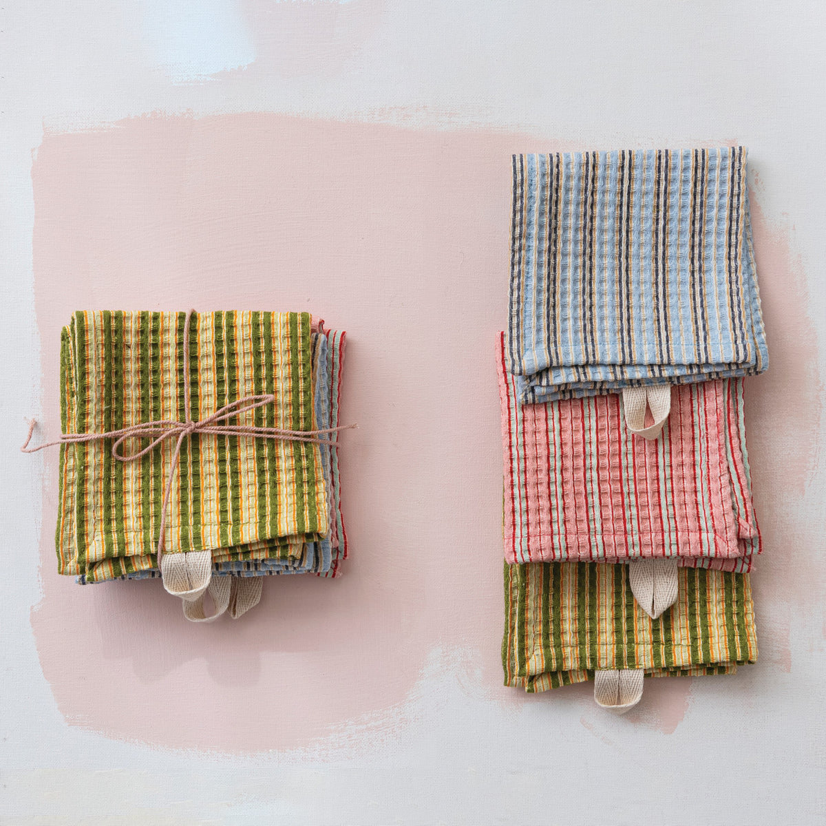 Waffle Dish Cloths - Set of 3