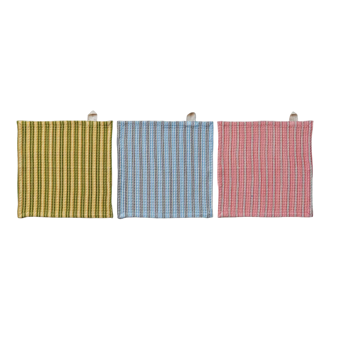 Waffle Dish Cloths - Set of 3
