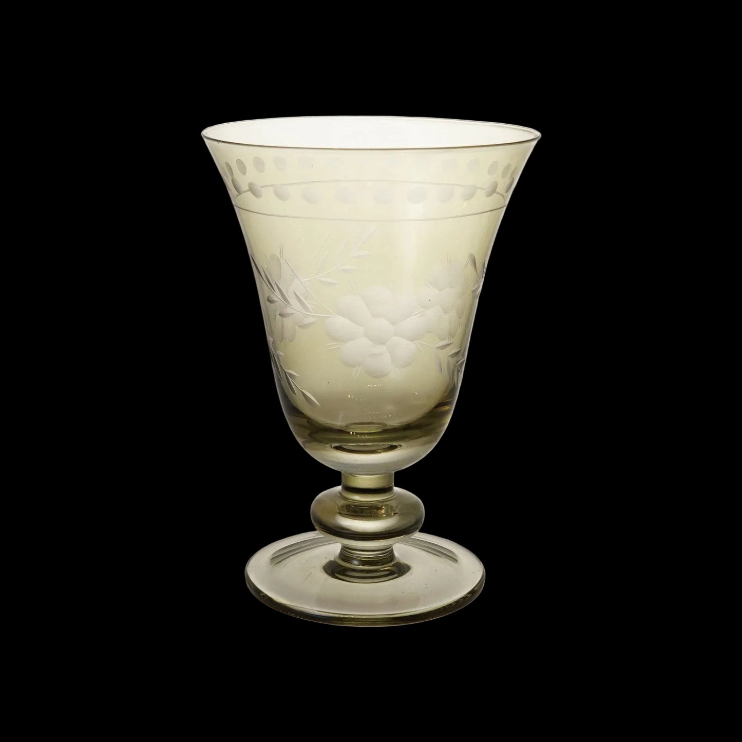 Botanical Etched Glass