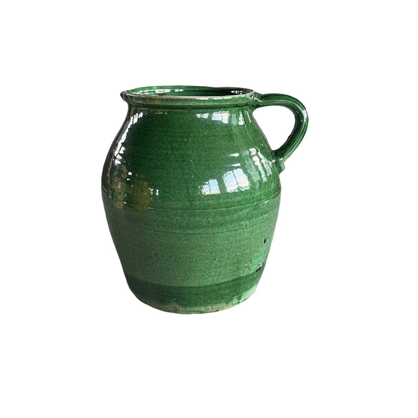 Cottage Crafted Jug, Tall: Light Green