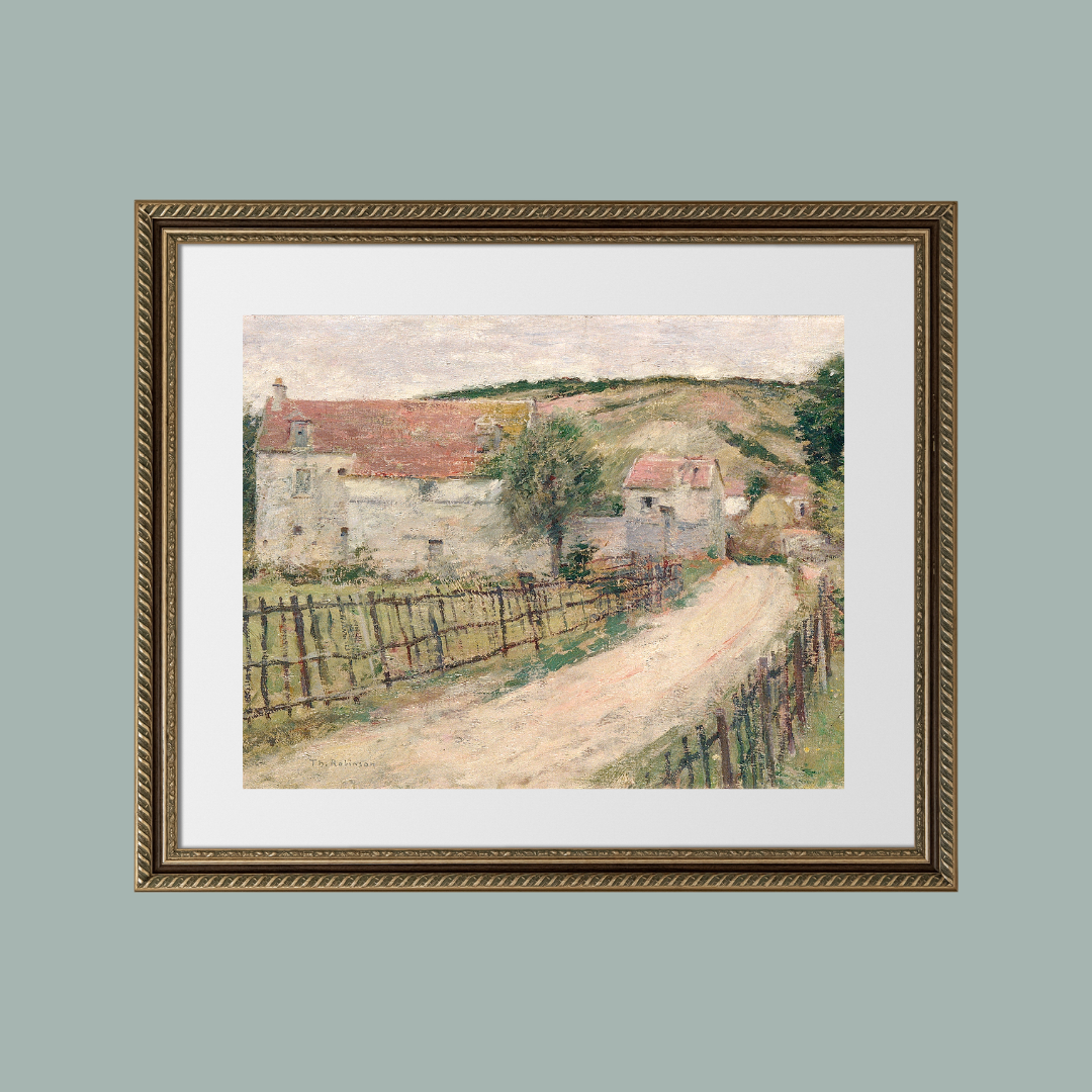 The Old Mill Antique Art Print