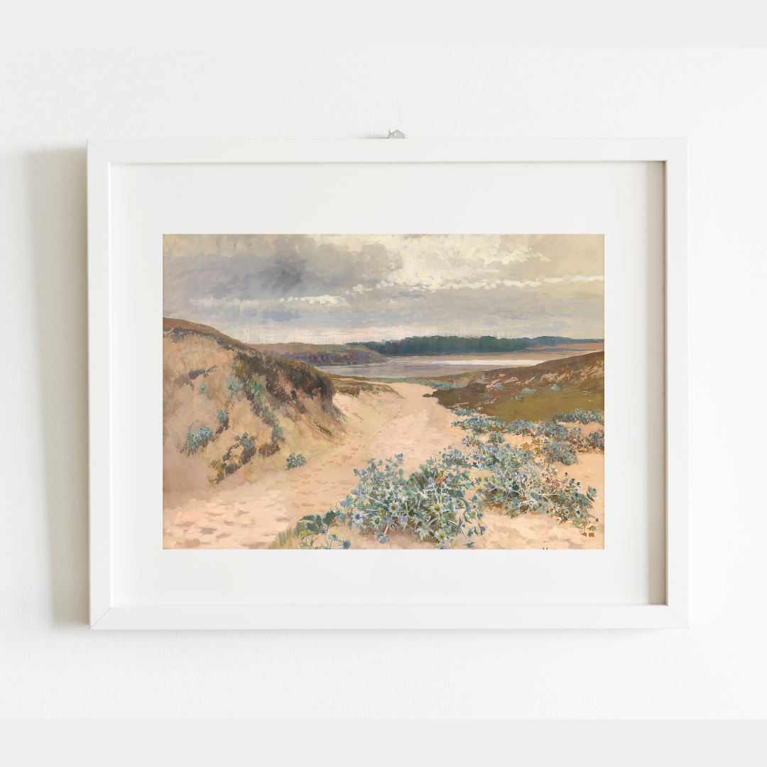 Antique Dune Landscape in Brittany Print