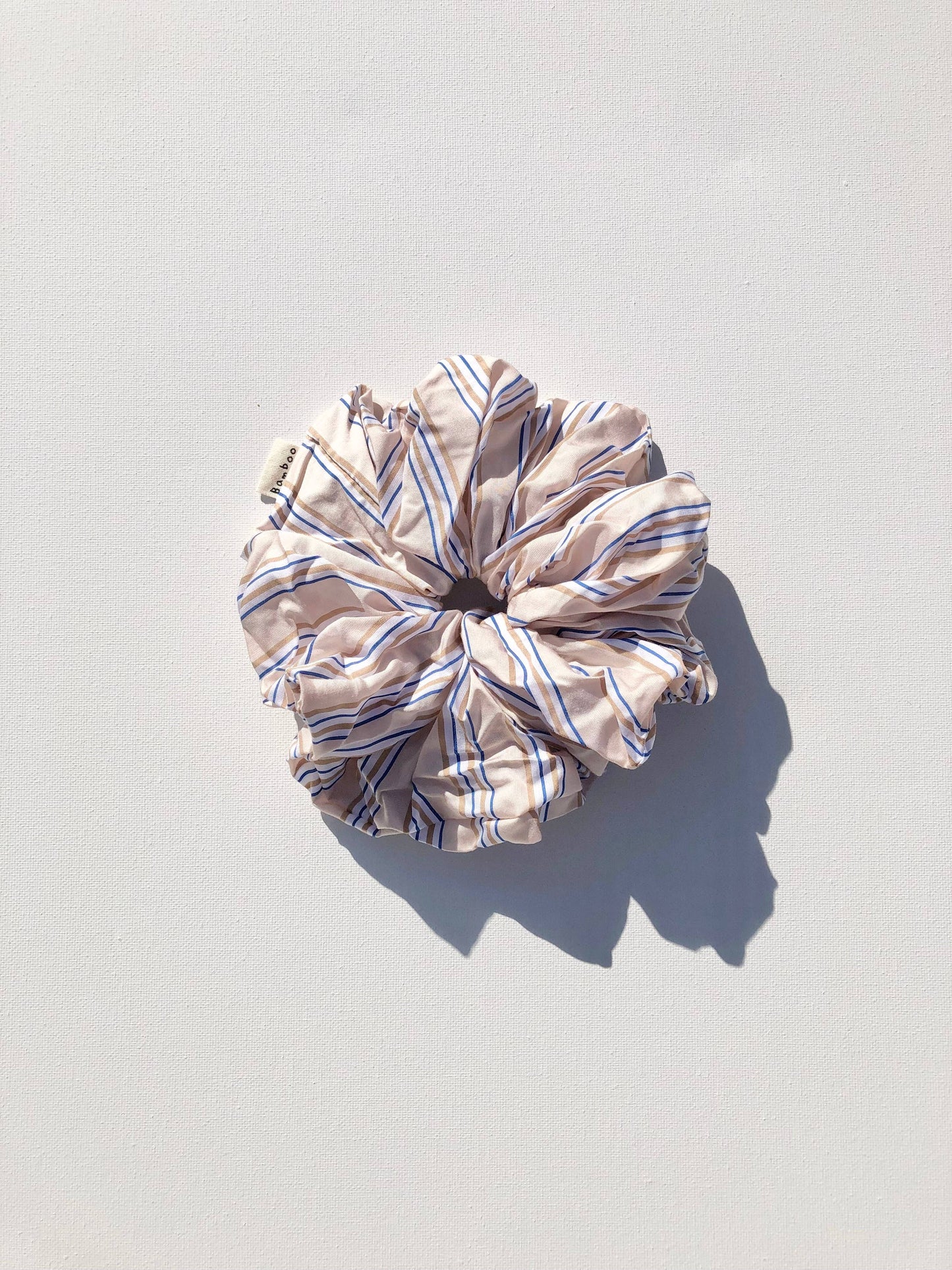 SMART STRIPE SCRUNCHIES: Peach / 19cm