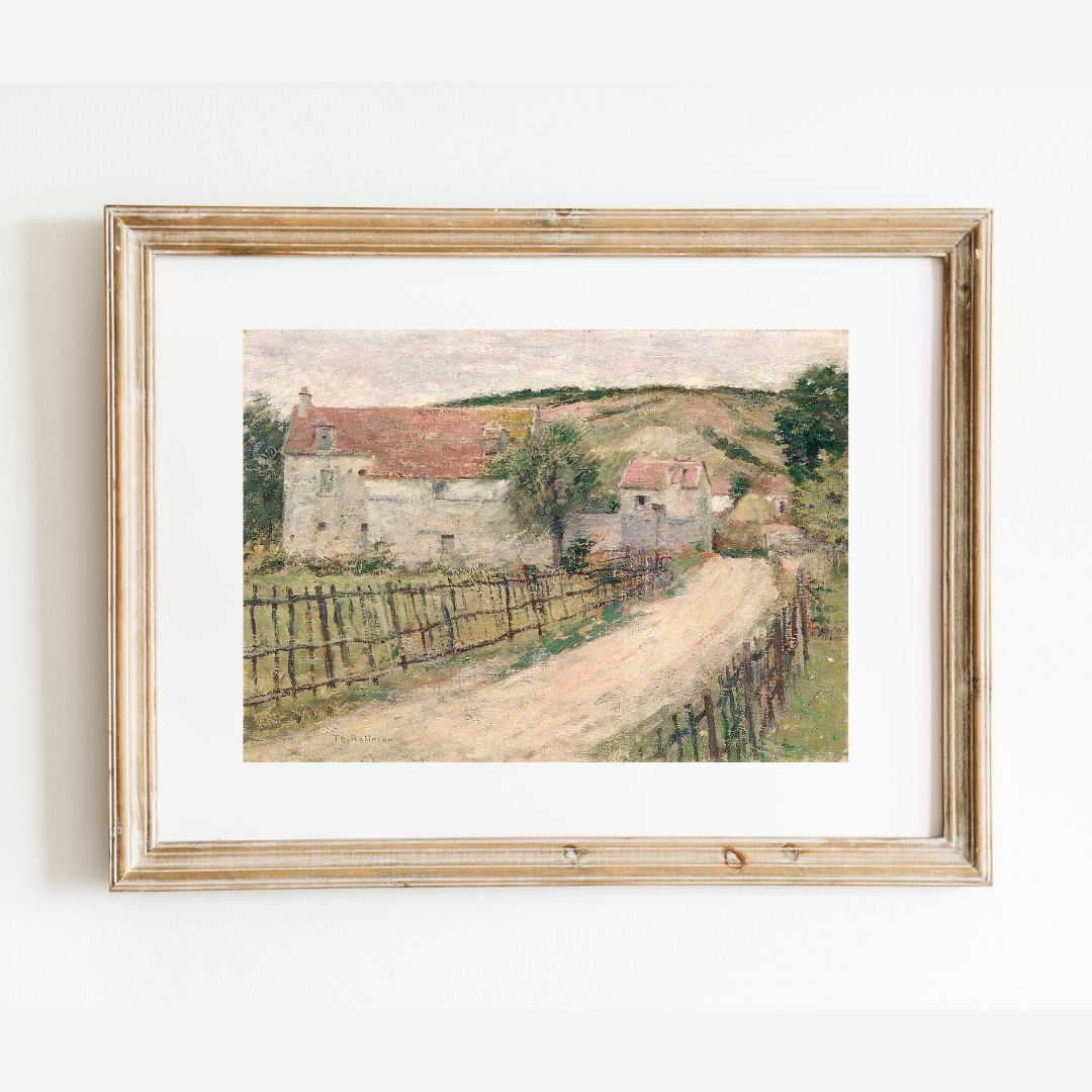 The Old Mill Antique Art Print